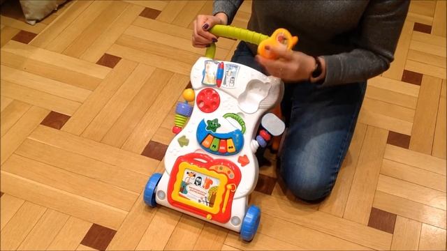 Каталка ходунки с развивающим центром JUNIOR смотреть онлайн