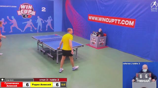 Гутниченко Алексей 3-2 Родин Алексей Турнир Восток 4 WIN CUP 03.01.2022. Прямой эфир Зал 2. смотреть онлайн