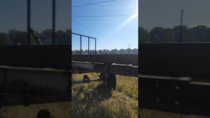 Телега для перевозки рулонов.