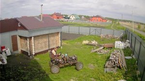 самодельный трактор покатушки.mp4