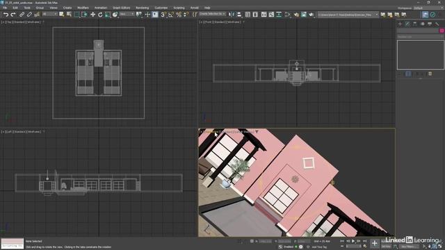 08 - Вращение и отмена вращения в видовом окне 3ds Max 2025 смотреть онлайн