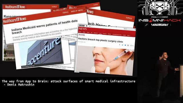Attack surfaces of smart medical infrastructure by Denis Makrushin @difezza смотреть онлайн