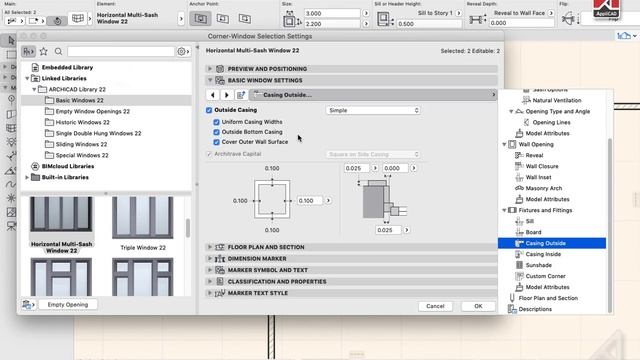 ArchiCAD : Corner window Tool смотреть онлайн
