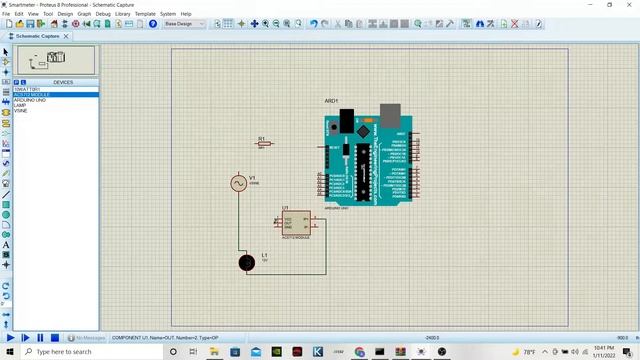 Smart energy meter simulation using Proteus смотреть онлайн