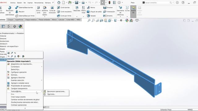 🌟 ►11 Explorando FeatureWorks: Entiende su Función en SolidWorks ✅ смотреть онлайн