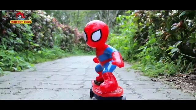 Super Heroes Spiderman RC Skateboard смотреть онлайн