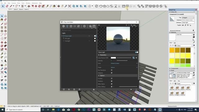 V-Ray Next for SketchUp – How to light an interior day scene, How to create and use Materials #118 смотреть онлайн