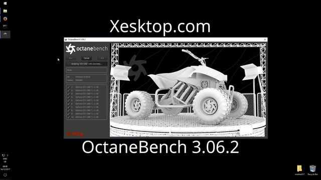 OctaneBench 10x 1080Ti server benchmark | Xesktop смотреть онлайн