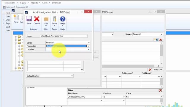 Adding GoTo’s To SmartList Objects In Microsoft Dynamics GP