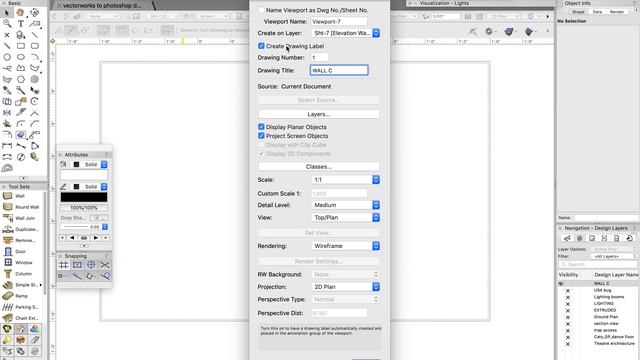 Vectorworks - Setting up the sheet layer for exporting - Part two смотреть онлайн