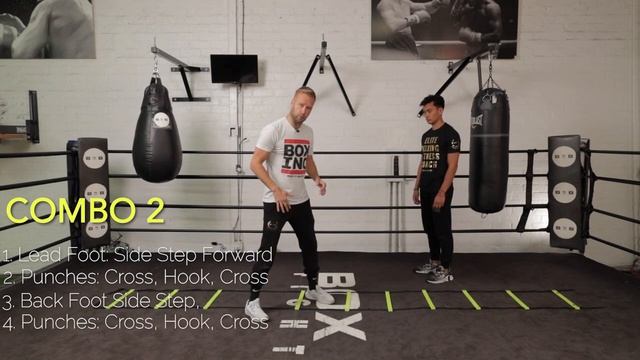 Boxing Footwork Drills _ Basic, Intermediate & Advanced with the Agility Ladder смотреть онлайн