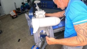 Установка электроякоря на лодку!