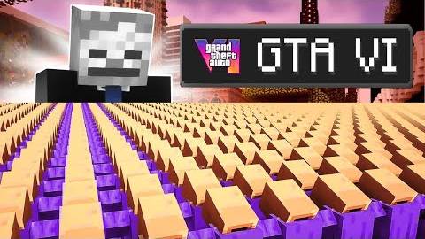 1.000.000 ЖИТЕЛЕЙ СИМУЛИРУЮТ ИГРУ ГТА 6 В МАЙНКРАФТ ! смотреть онлайн