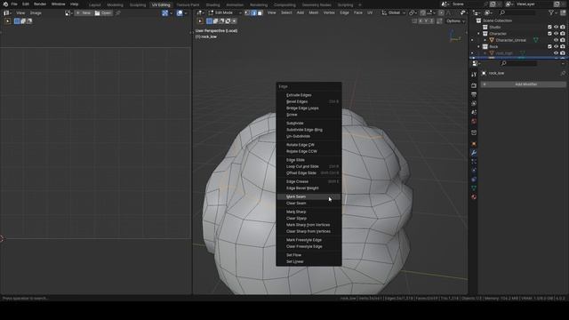 Creating a Stylized Rock in Blender, Substance Painter and Unreal Engine 5 смотреть онлайн