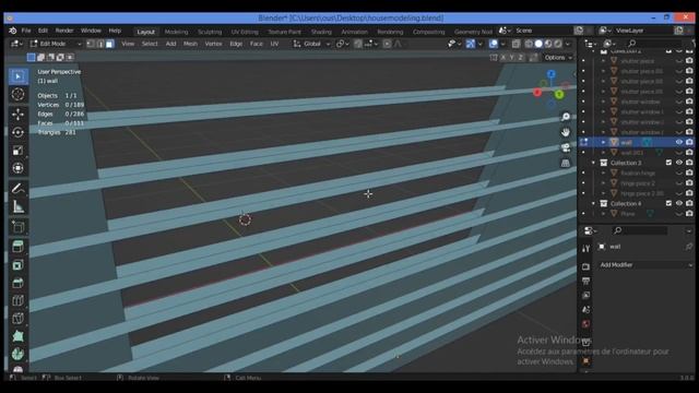 Modeling Home in Blender | window modeling Part 4 смотреть онлайн