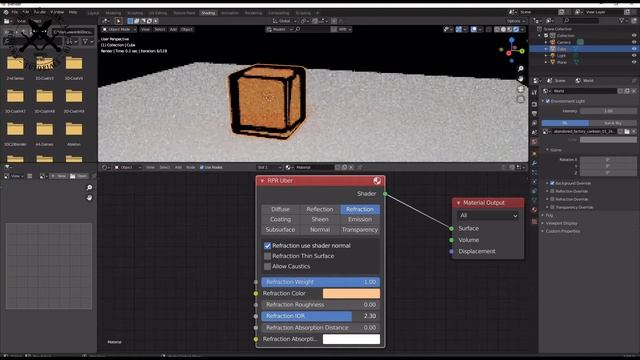 How to use Prorenders Uber shader in Blender 2.9 смотреть онлайн