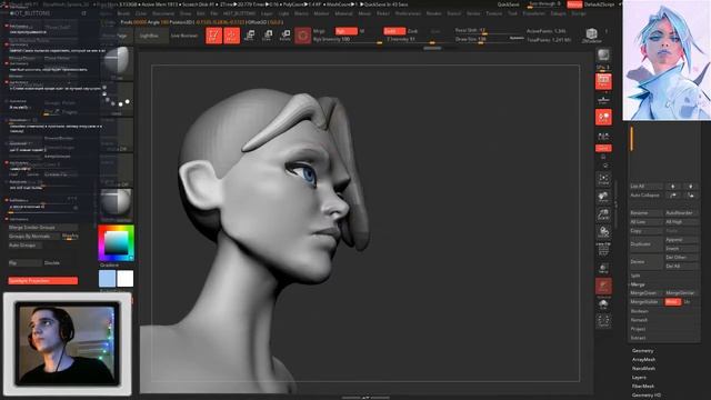 [RU/EN] 1hour speed sculpt (January 2nd) #artstation #zbrush #3dmodelling #sculpting смотреть онлайн