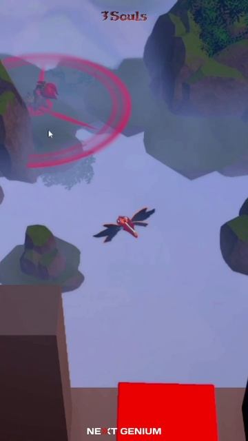 Хищное растение - еще одно препятствие для игрока в мире 3 Souls Project 🌷