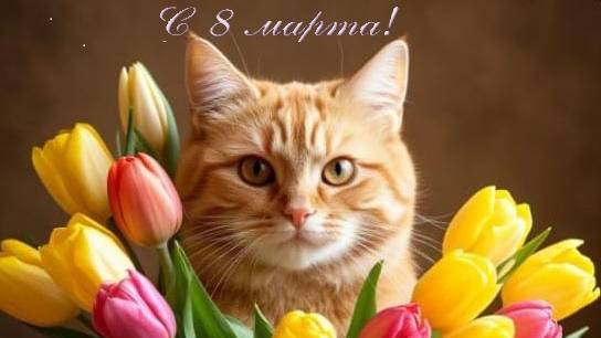 С Международным женским праздником 8 марта. смотреть онлайн