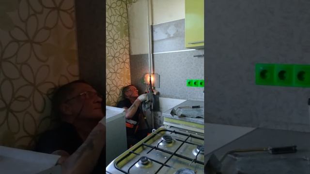 замена газовой трубы по капремонту смотреть онлайн