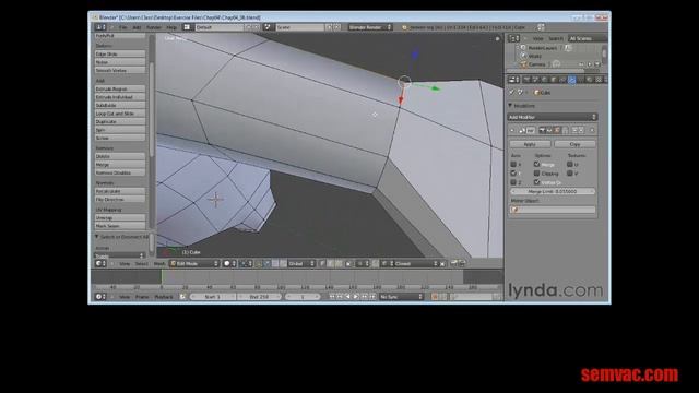 Tutorial Blender Stitching Vertices смотреть онлайн