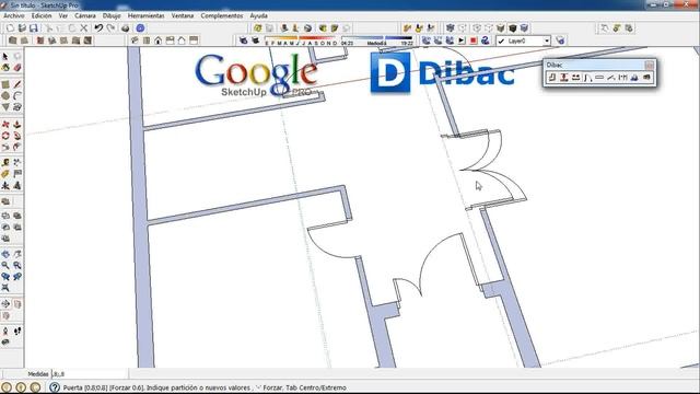 2/4 DIBAC Cad 2D+3D GOOGLE SKETCHUP Plugin смотреть онлайн