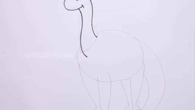 How to Draw a Cartoon Brontosaurus смотреть онлайн
