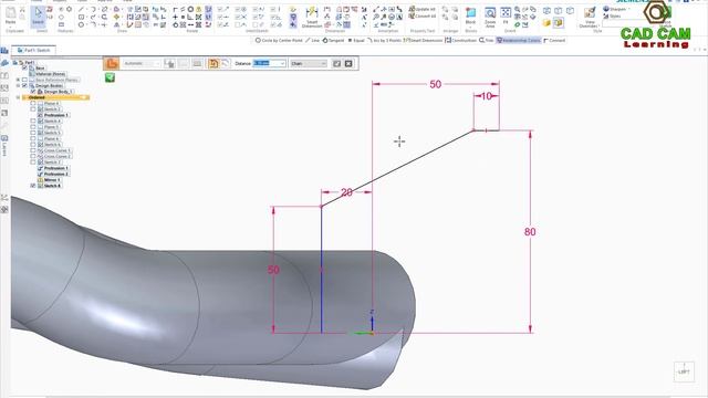 Solid Edge Tutorials #55: How to Design 3D Exaust Manifold - Advanced 3D Modeling смотреть онлайн