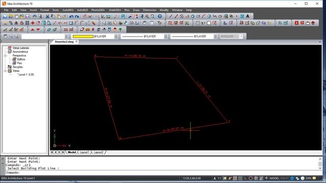 4M IDEA v19 Architecture English - Lesson 17/49 - AutoREG, Building Plot Sides смотреть онлайн