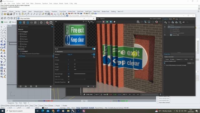 Decals - VRay for Rhino Tutorial смотреть онлайн