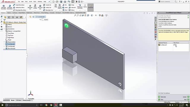 SOLIDWORKS - Creating a PCB Board to Export to IDF смотреть онлайн