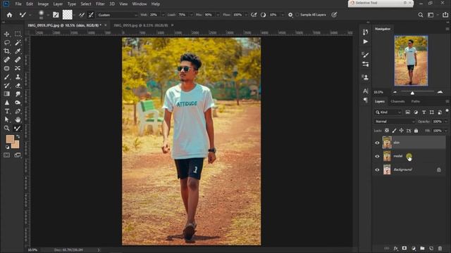 Atharv Raut Editing Presets | Atharv Raut Editing Photoshop | Yellow Background Photo Editing смотреть онлайн