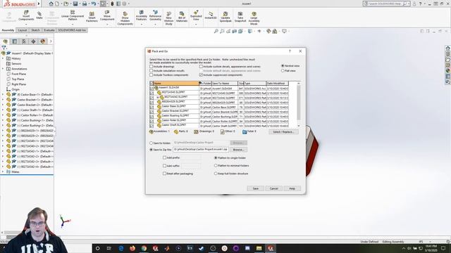 Solidworks 40- Using the Pack and Go Tool смотреть онлайн