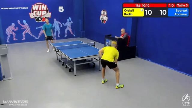 16:00 Oleksii Rodin 3-1 Spartak Abalmaz South 4 WIN CUP 25.09.2022 WINCUP | TABLE TENNIS смотреть онлайн