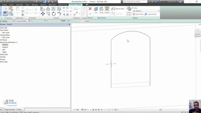 Revit Arched Lintel WINDOW смотреть онлайн