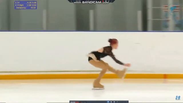 アリサ・クリギナ　FP　Кубок Петра Великого, 2 этап, смотреть онлайн