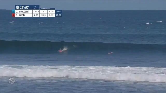 Johanne Defay vs. Courtney Conlogue - Quarterfinals, Heat 1 - Outerknown Fiji Women's Pro 2017 смотреть онлайн