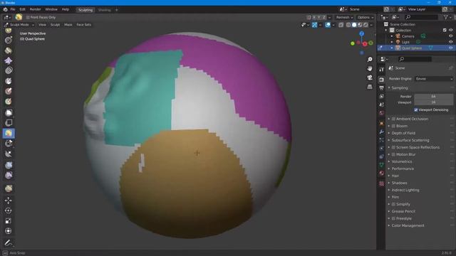 Blender Tutorial - Lesson 76 - Lasso and Box Face Sets смотреть онлайн