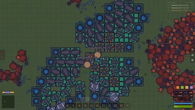 Zombs.io Three Entrance Base Time Lapse And Demolition
