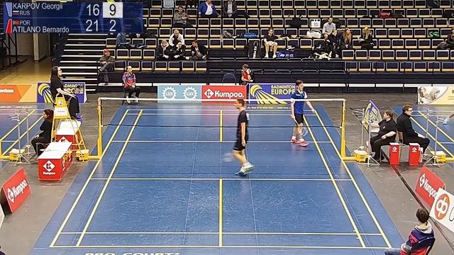 Georgii Karpov vs Bernardo Atilano (MS, Qualifier) - Finnish Open 2019 смотреть онлайн
