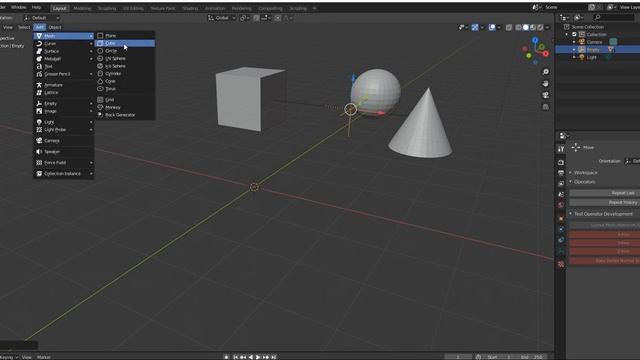 Blender 2.80+ : Grouping objects under a transform смотреть онлайн