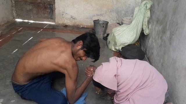 Girl🙎♀️armwrestling Challenge Panja Ladhaunga 💪🙏 смотреть онлайн