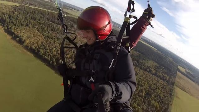 Питер. Полет на параплане с VPODAROKNEBO.RU смотреть онлайн