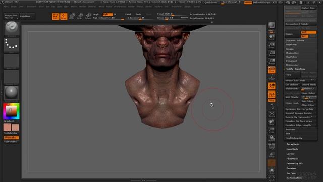 ZBrush 4R7 Занятие 28 Плагин Decimation Master смотреть онлайн