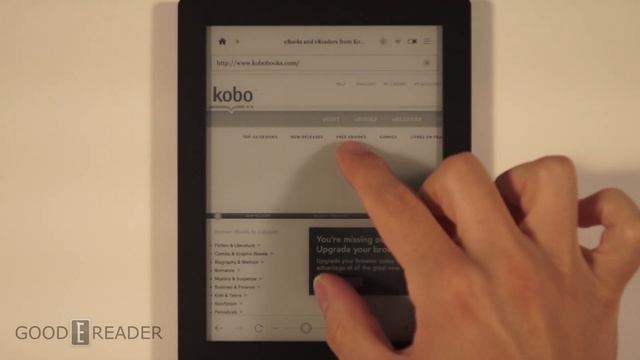 Kobo Aura HD Web Browsing смотреть онлайн