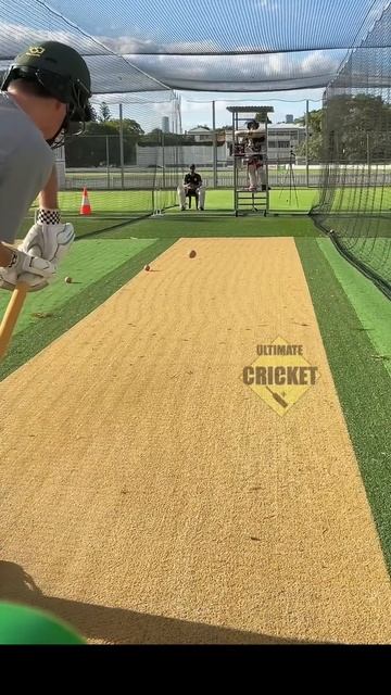 Facing up to 145kph with a stump! #cricket смотреть онлайн