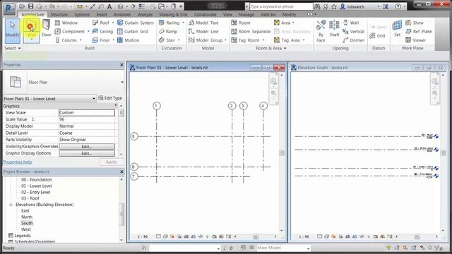 Revit Essentail Skils - Levels смотреть онлайн