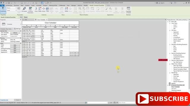 15. Introduction to Revit Schedules and Quantities 🤗 | Revit Tutorial Tamil (Beginners) | #ask2abi смотреть онлайн