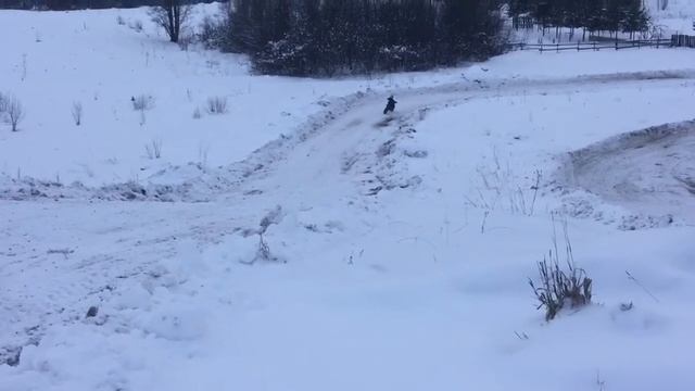 Мотокросс тренировка 03.12.16 д. "Плосково" смотреть онлайн