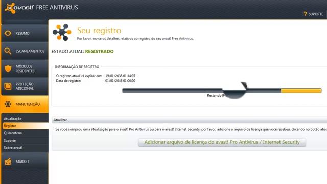 Como Registrar o AVAST até 2038 смотреть онлайн